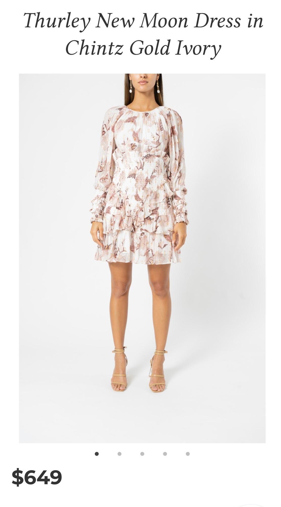 Thurley New Moon Dress Blush 8 photo 4