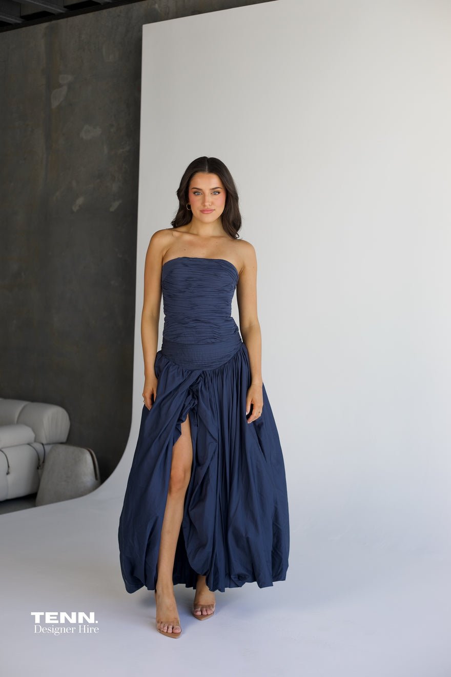 Aje Sunbeam Bustier & Violette Bubble Skirt Set - Slate photo 2