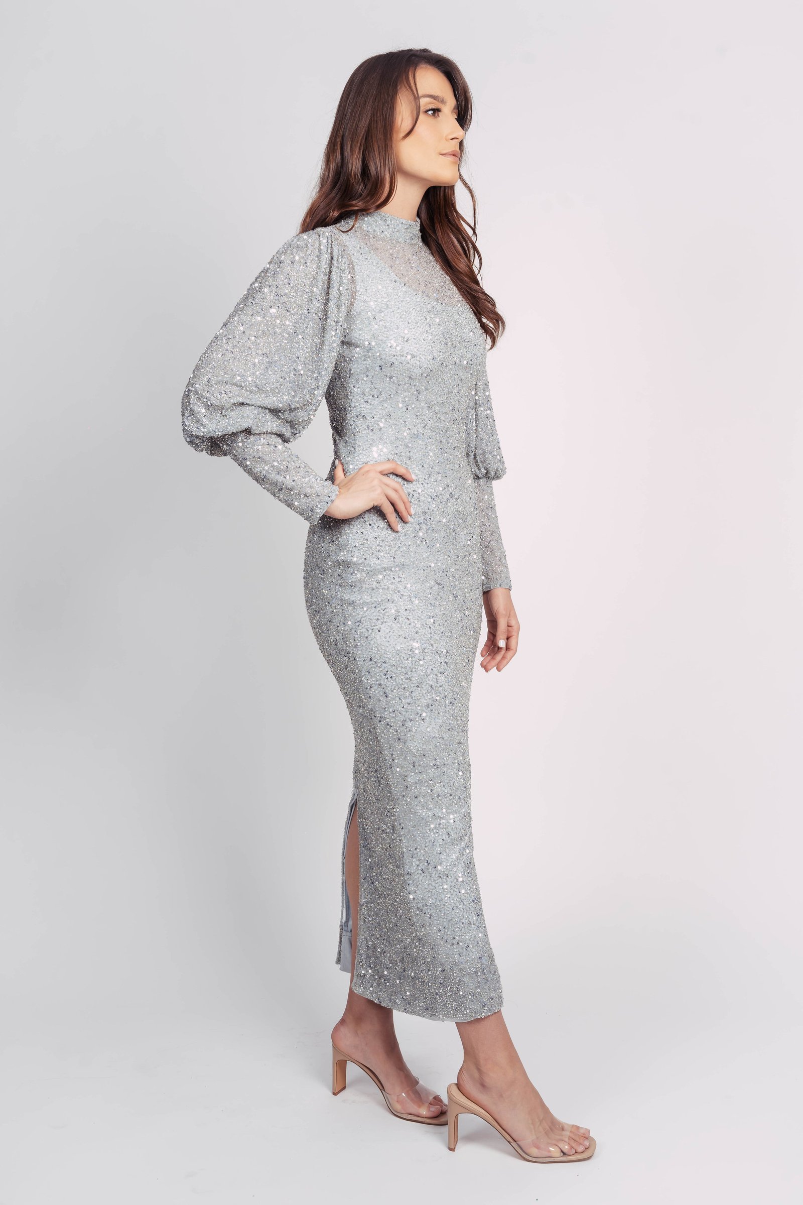 BELLISSA BELLE SLEEVE BY MY SECRET WARDROBE SILVER photo 7