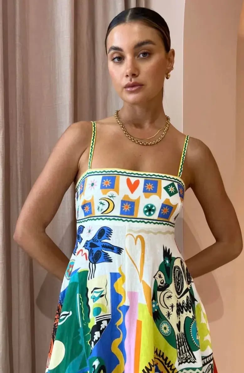 Alemais Soleil Sundress Multi Size AU 6 photo 2