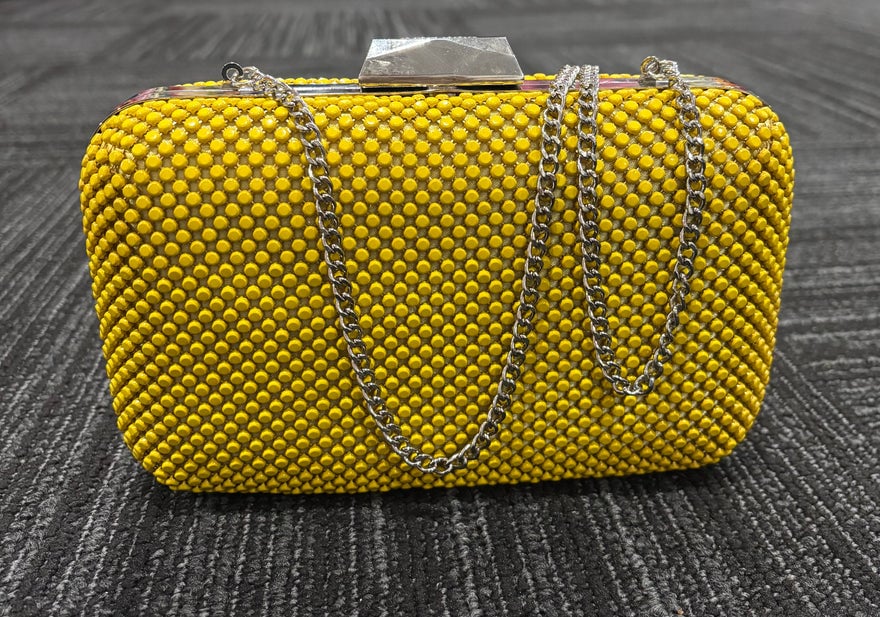 Olga Berg Yellow Clutch photo 2