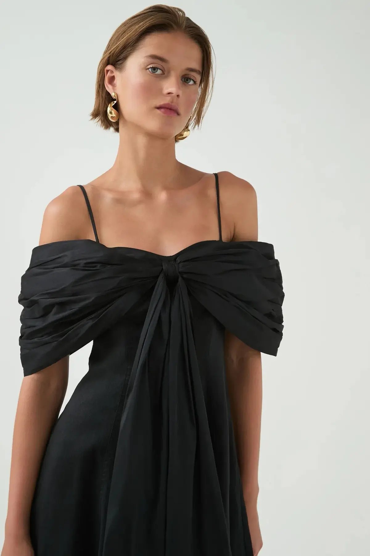 Aje Scarlett Gown Black Size 8 photo 5