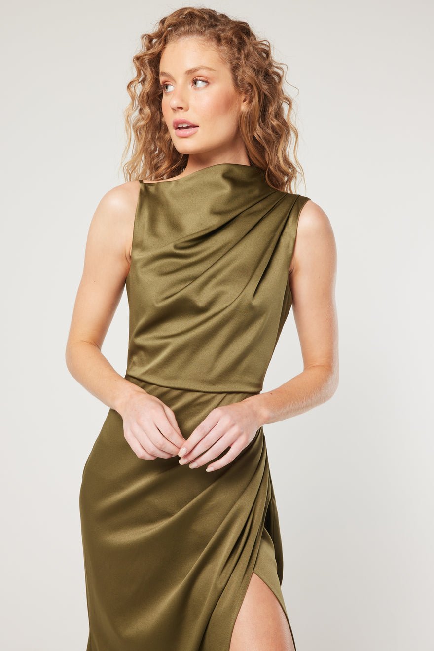 Elliatt Avalite Maxi Dress - Olive photo 3