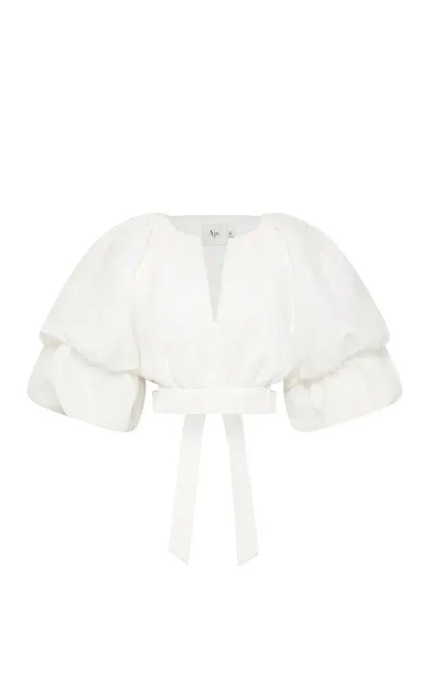 Aje Impression Top White Size 8 photo 5