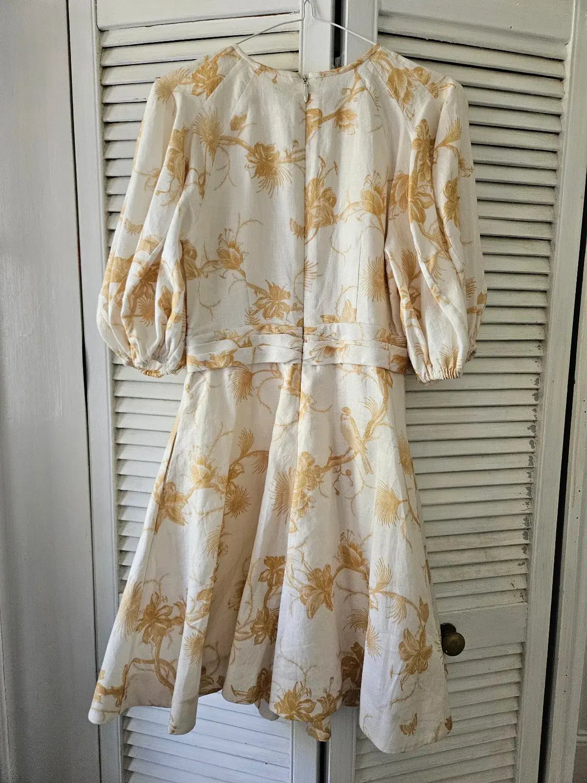Zimmermann Wrap Mini Keira Beige Size AU 8 photo 5