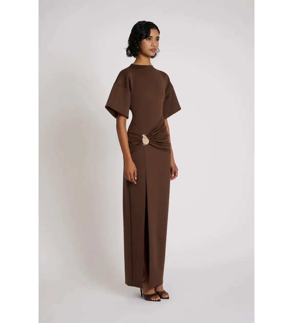 Eliya the Label Aldo Maxi Dress in Chocolate Size 14 photo 3