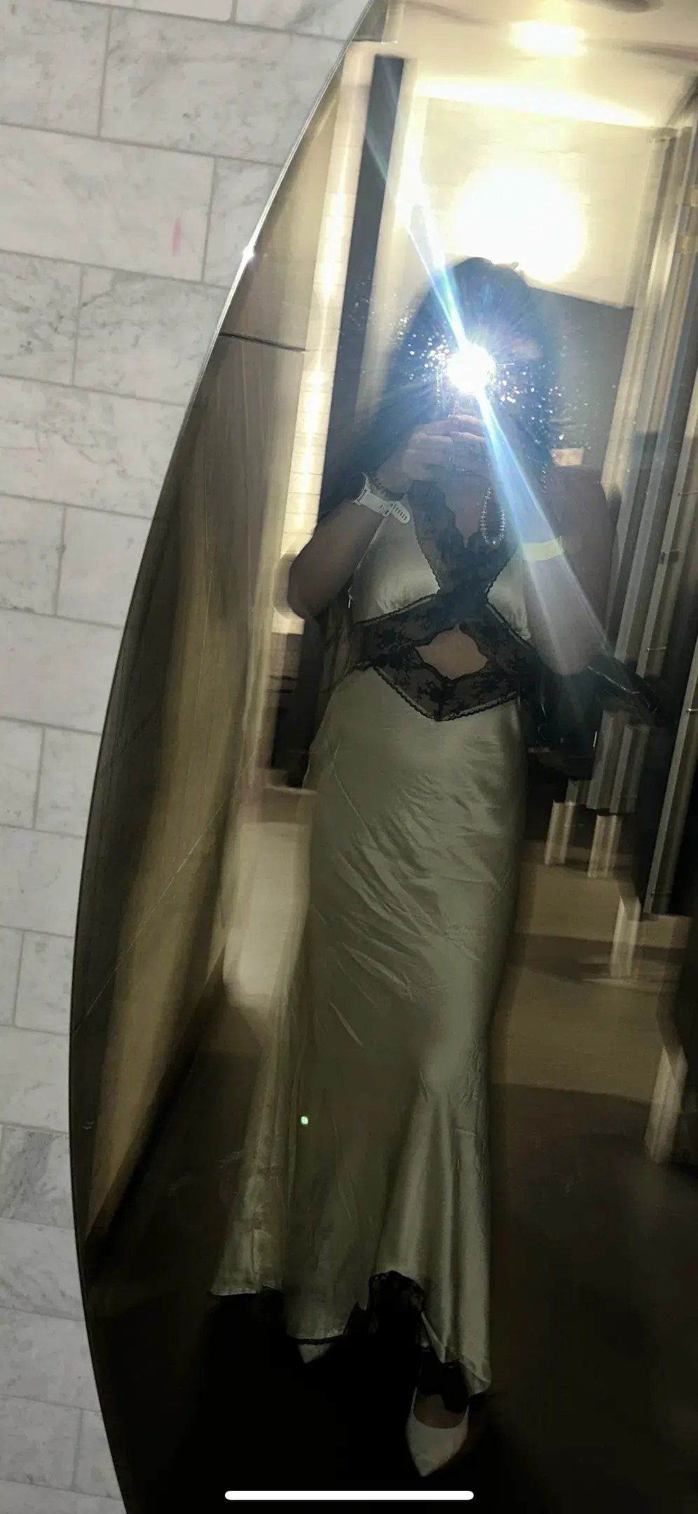 Sir The Label Aries Cut Out Gown – Cream, Size 8 photo 5