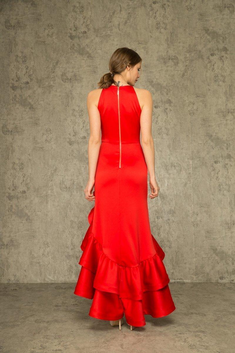 Bronx and Banco Frida Red Flame dress Size 6 photo 2