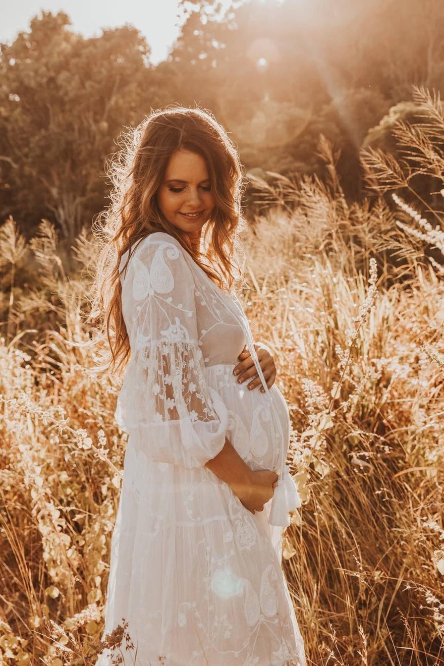 Sacred Bundle Tallulah Lace Maxi Dress photo 4