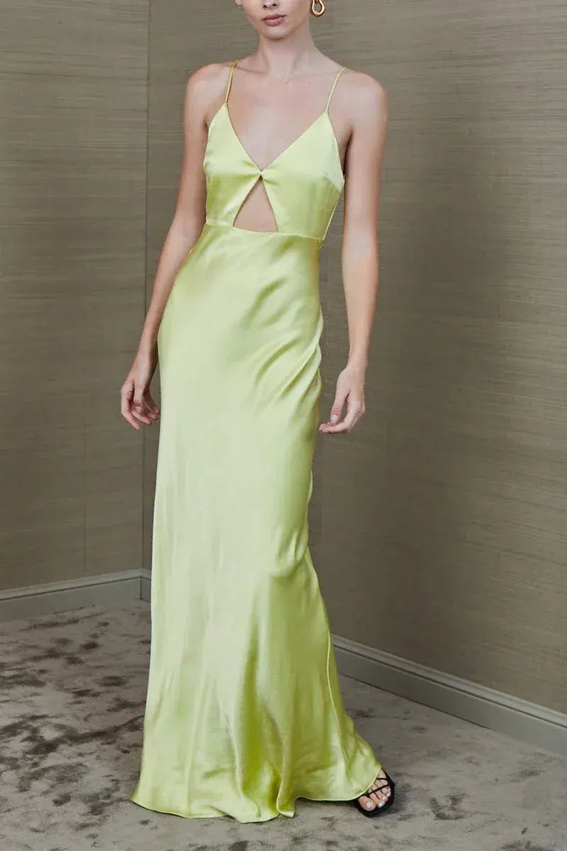 Bec & Bridge Citrus Sweetie Maxi Dress Green Size 8 photo 3