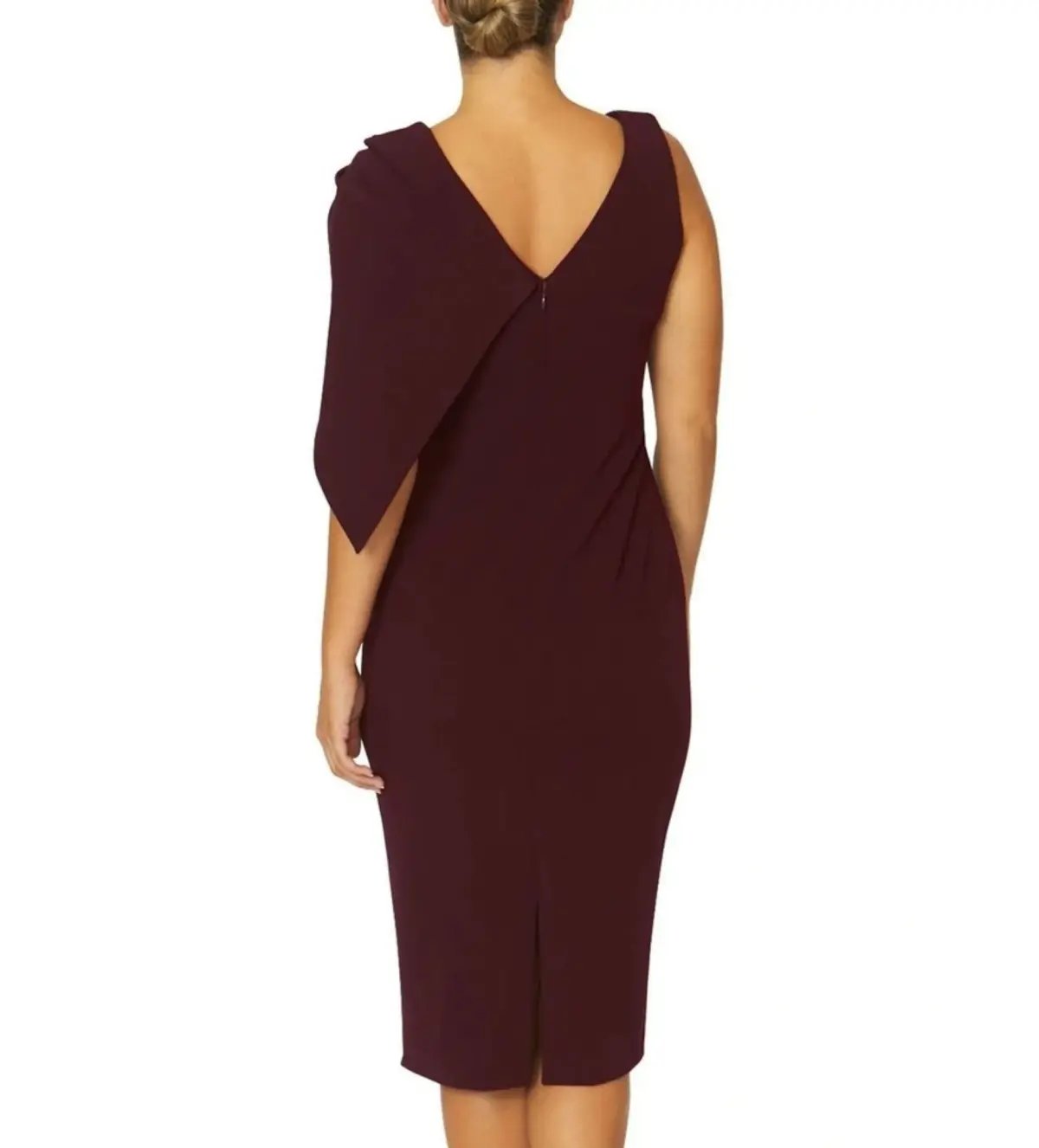 Anthea Crawford  Freya Merlot Dress  Wine Size 18 photo 3