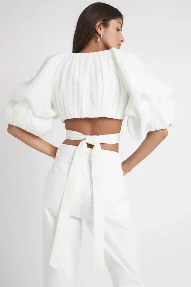 Aje Impression Top White Size 8 photo 4