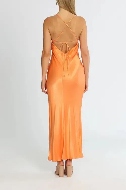 Bec & Bridge Annika Cowl Gown Sorbet Size 8 photo 8