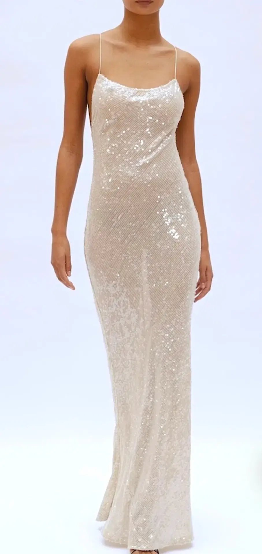 Rat & Boa Olympia Sequin Dress Ivory Size S / AU 8 photo 2