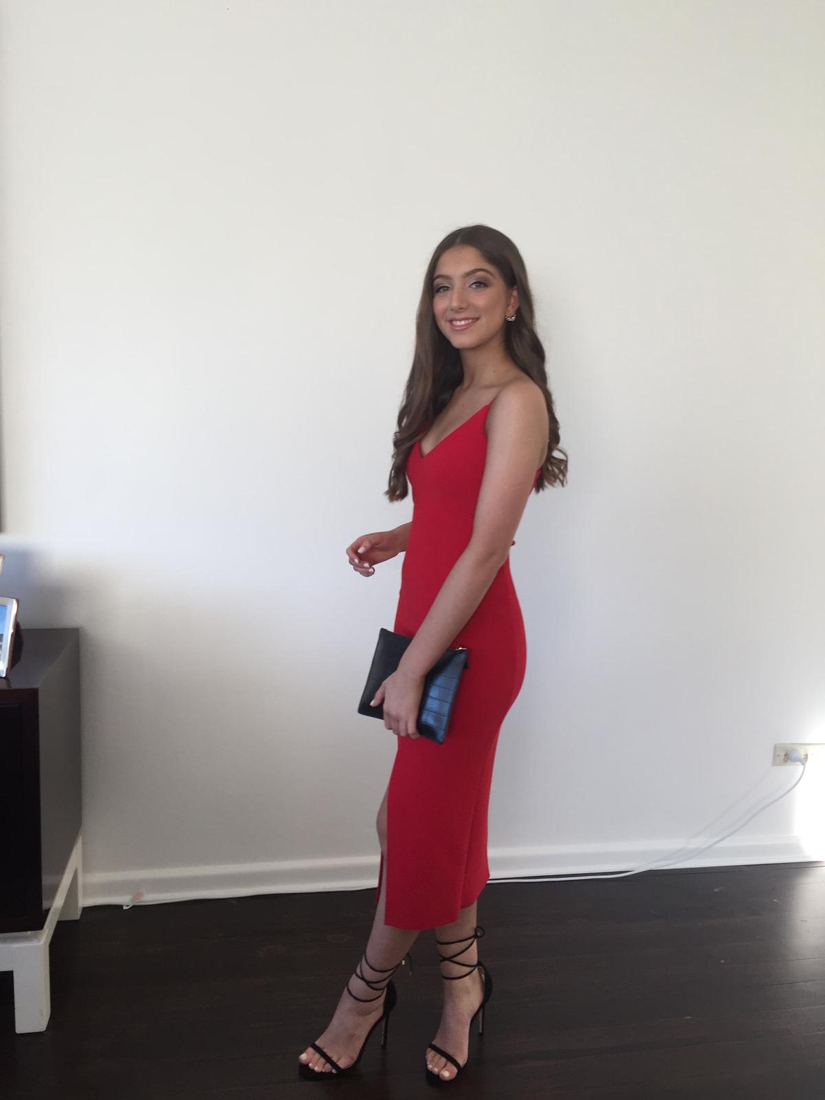 Bec and Bridge Tasha Midi Dress - Red size 6 photo 2
