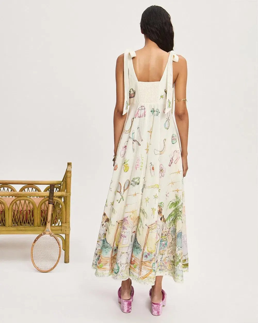 Alemais Anouk Ballet Sundress Print Size AU 10 photo 3