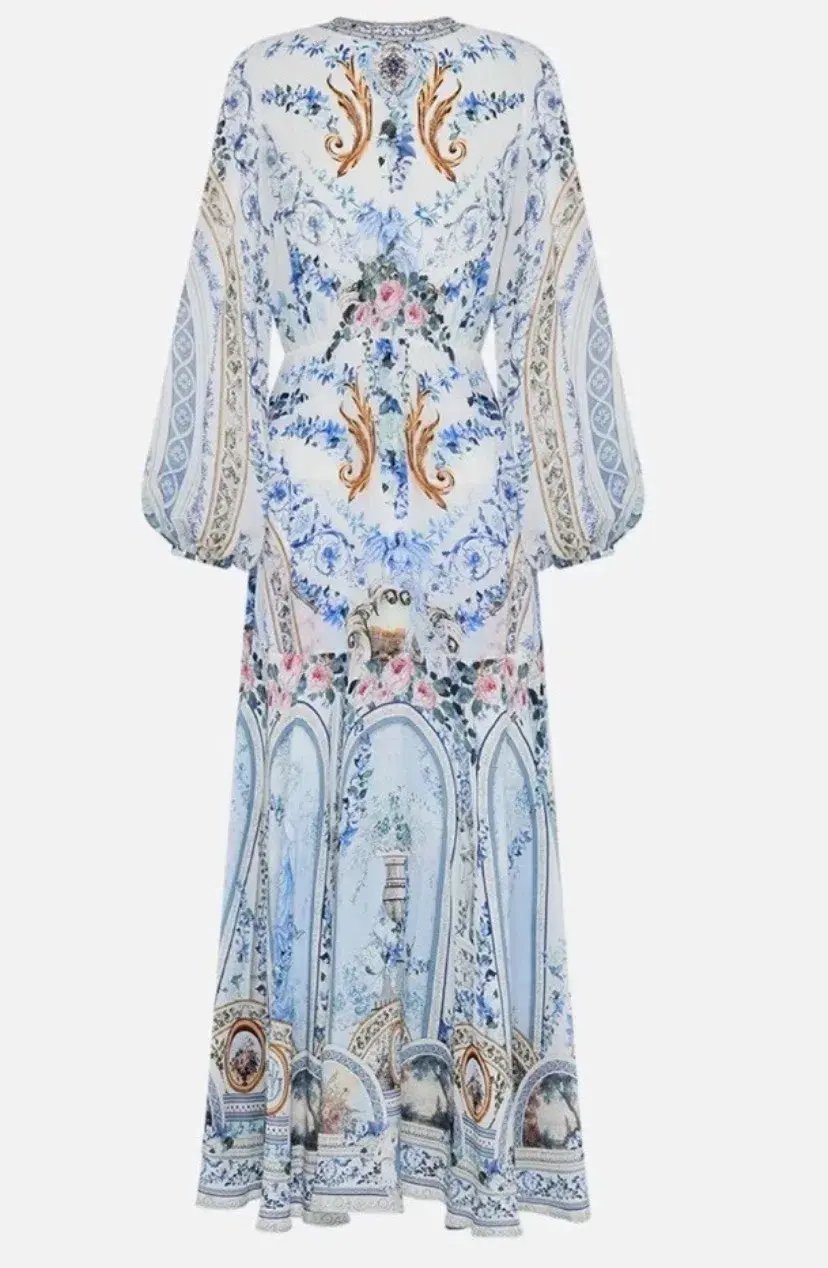 Camilla Wrap Tie Dress Season Of The Siren Size M (12) photo 3