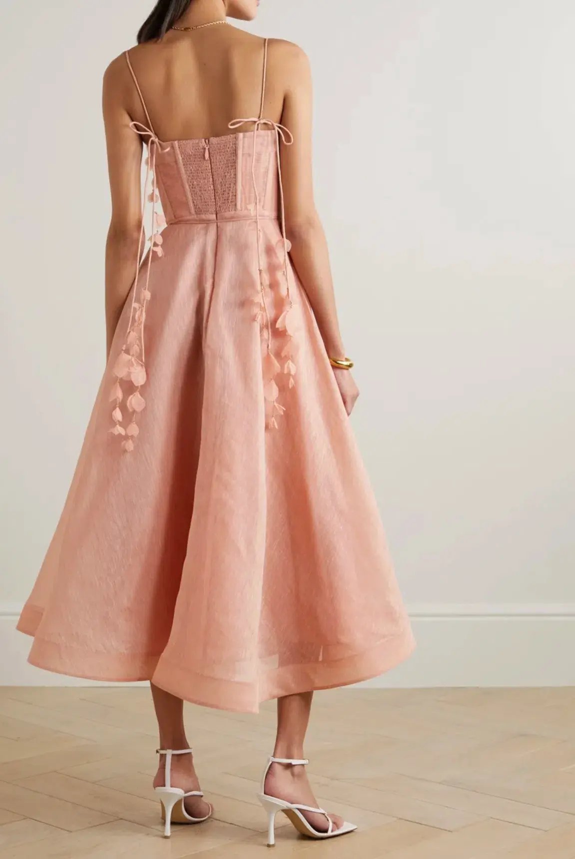 Zimmermann Wonderland Midi Corset Dress Size 8 photo 2