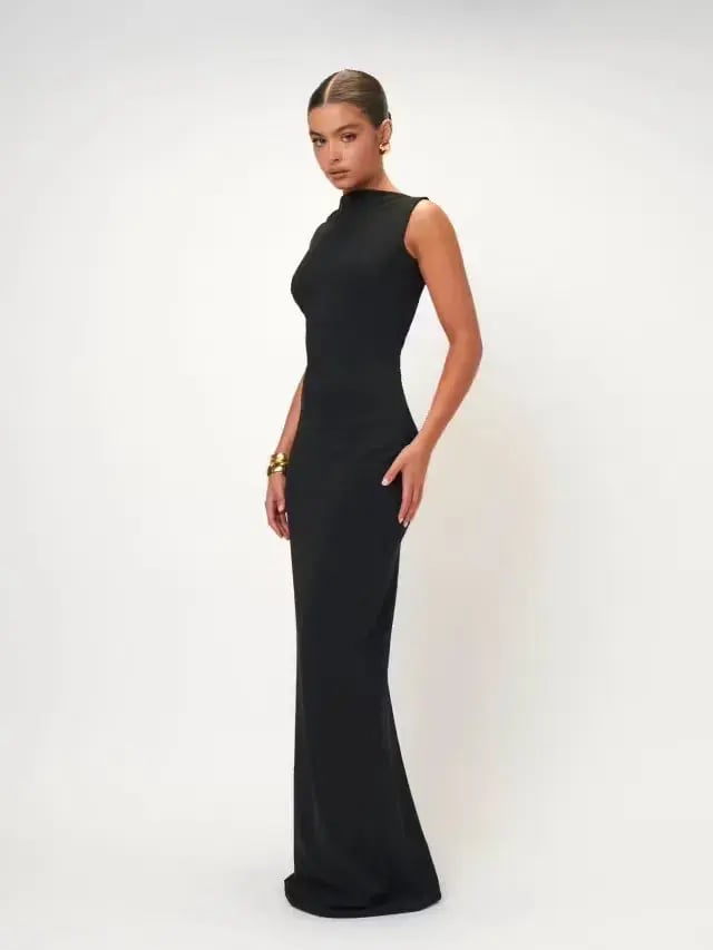 Effie Kats Verona Gown Black Size M / AU 10 photo 2