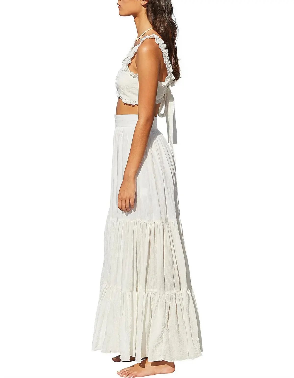 Bec & Bridge Koa Top Size 8 and Skirt Size 6 Set White photo 4