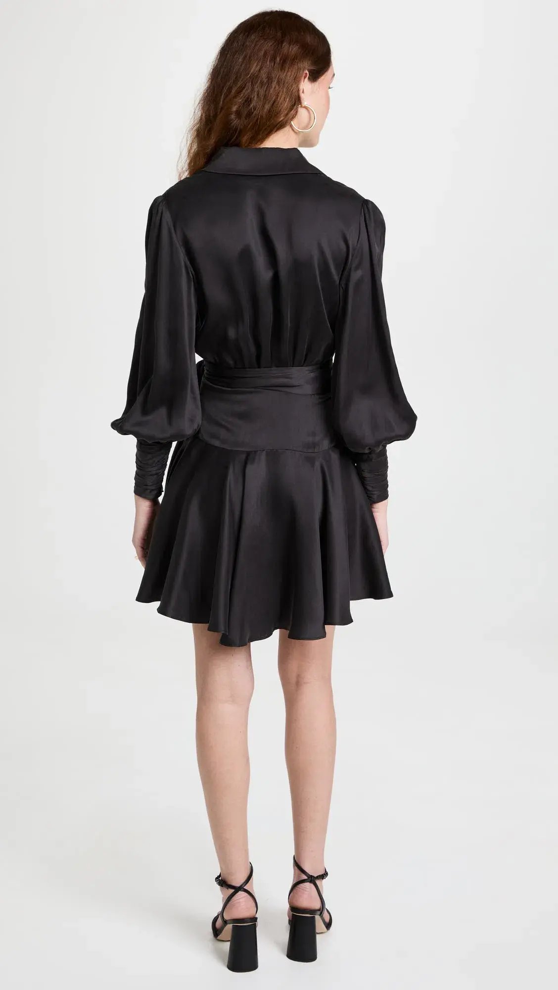 Zimmerman Silk Wrap Dress Black Size 0/Au 8 photo 3