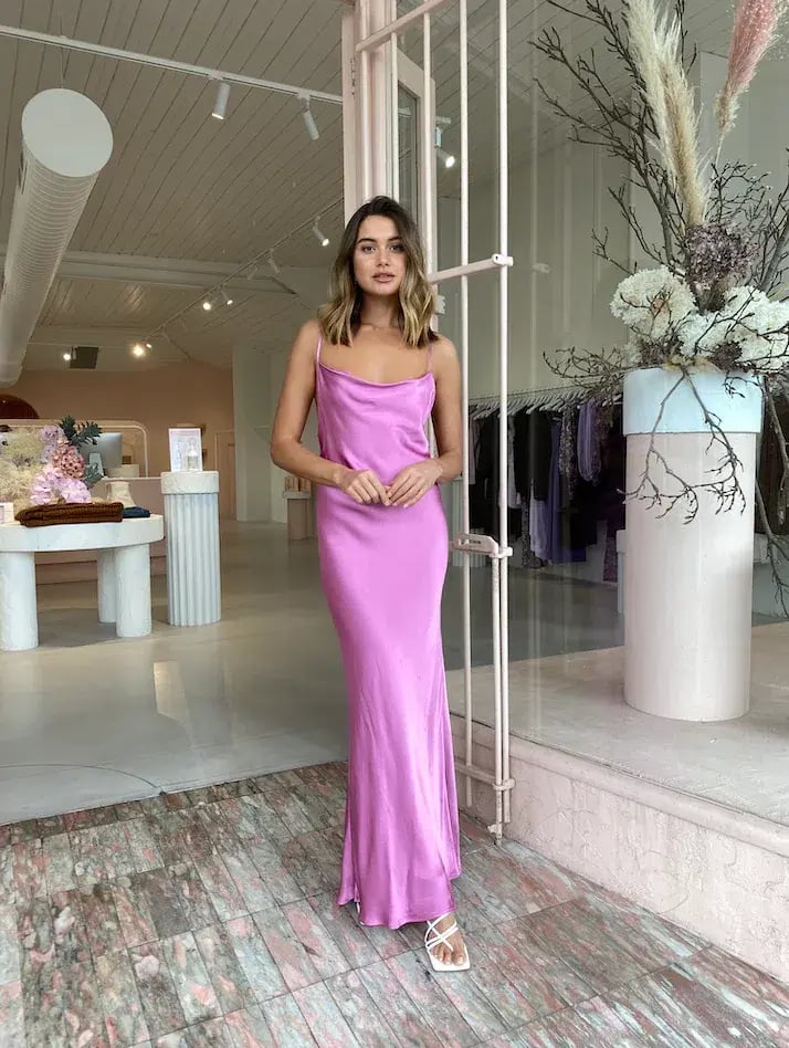 Bec & Bridge Lucie Maxi Dress Fuchsia Pink Size 8 photo 3
