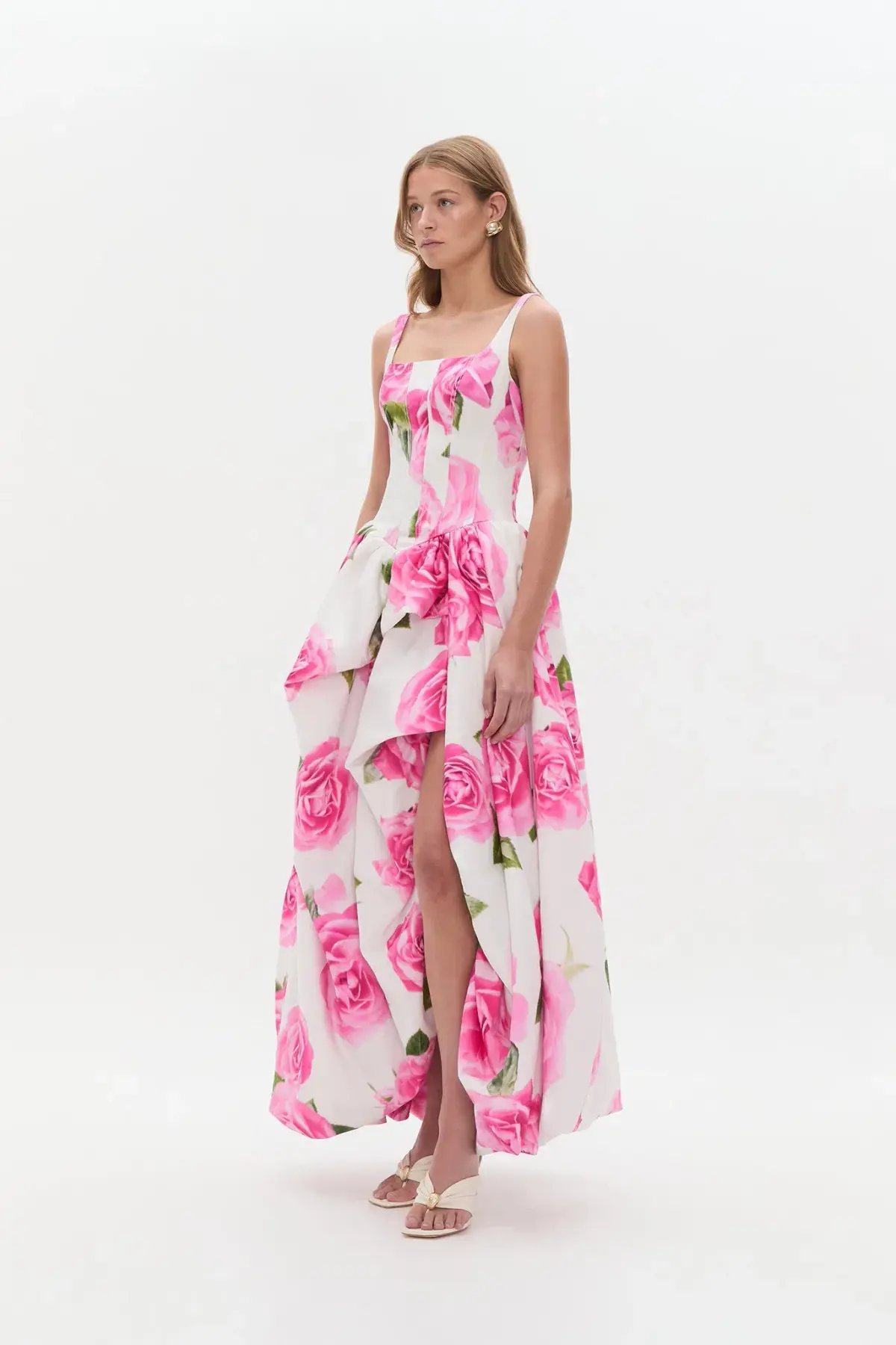 Aje Alani Maxi Gown Soft Rose Light Size 6 photo 2