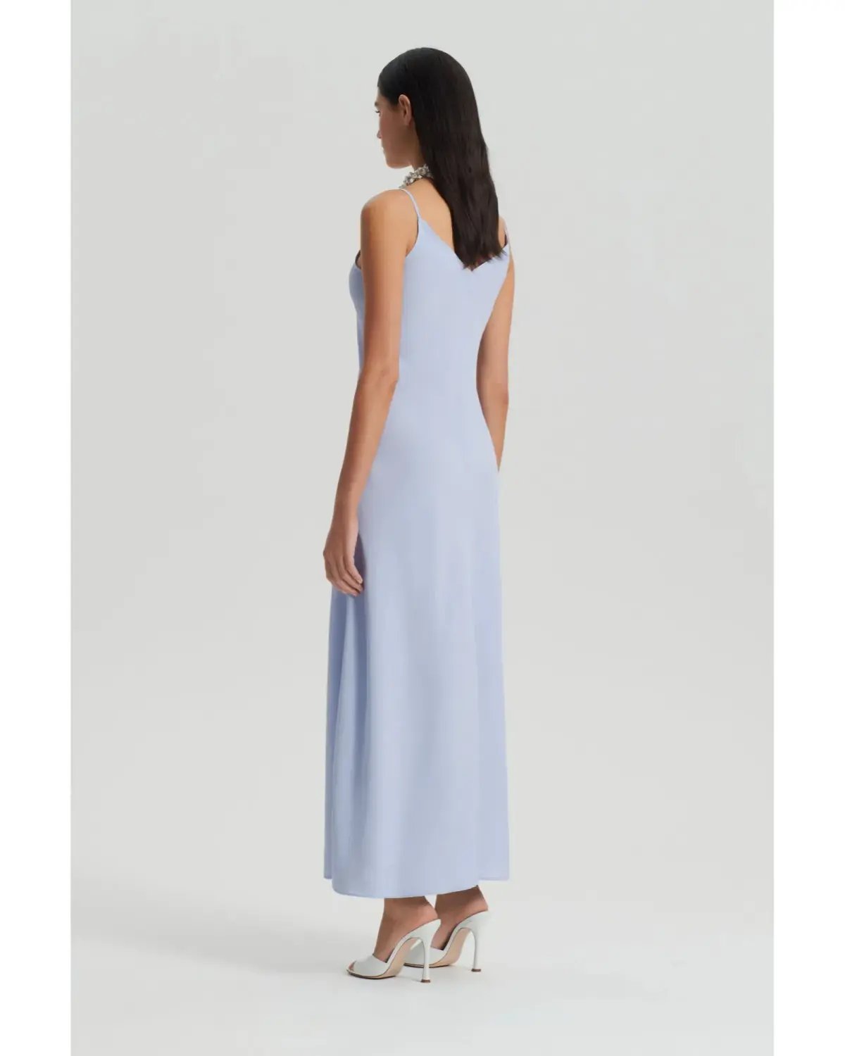 Scanlan Theodore Viscose Slip Dress Aquatic Size AU 6 photo 3