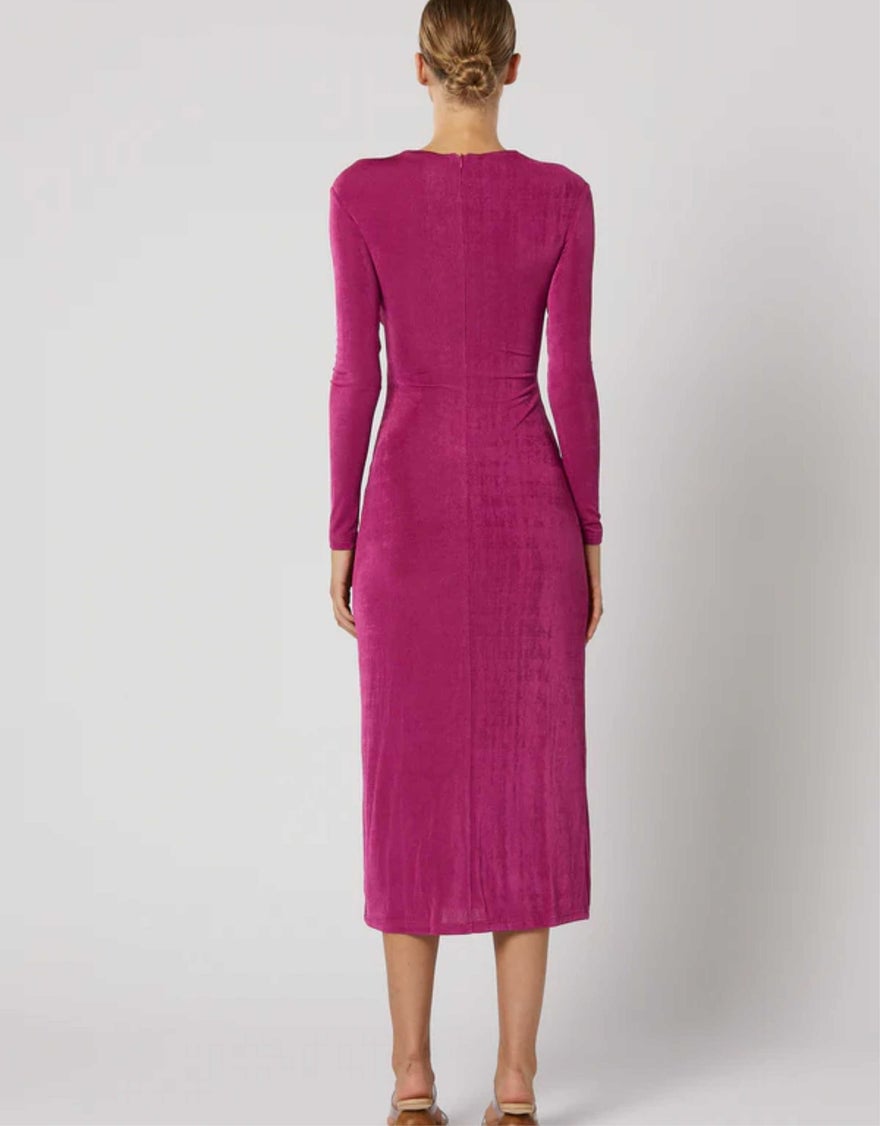 Winona Ithaca Cut Out Dress, Fuchsa photo 2