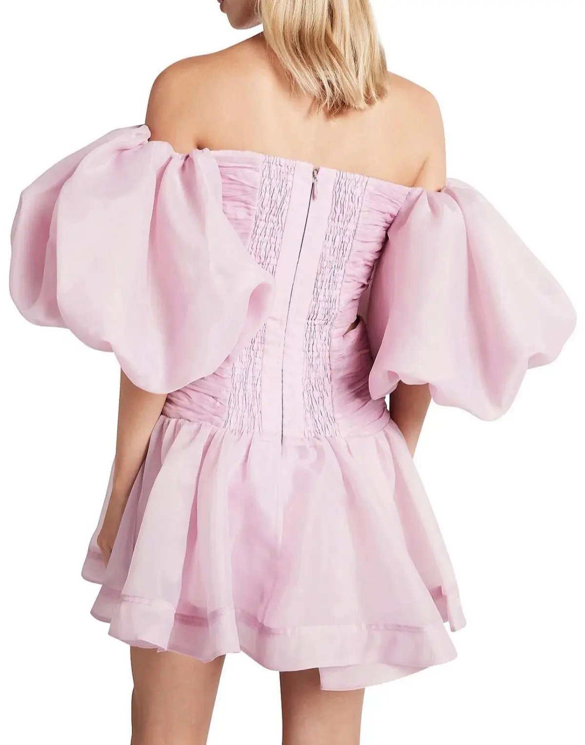 Aje Myriad Cut Out Mini Dress  Pink Size 12 photo 4