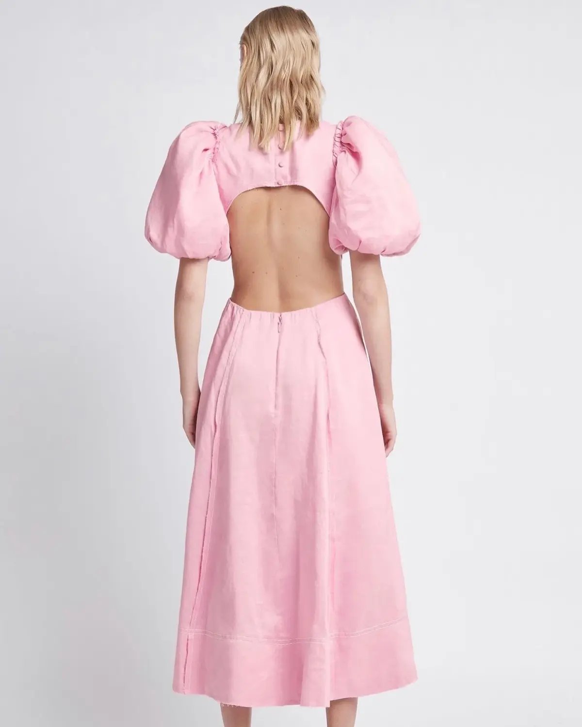 Aje Serendipity Cut Out Dress Pink Size 10 / M photo 2