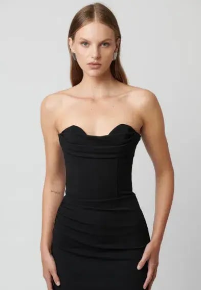 Effie Kats Rozela Maxi Dress in Black Size XS/ AU 6 photo 3