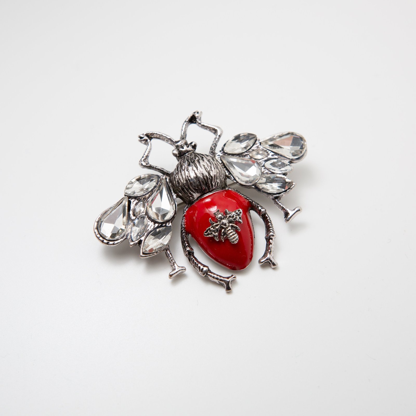 Hire Vintage Bee Pin Red photo 2