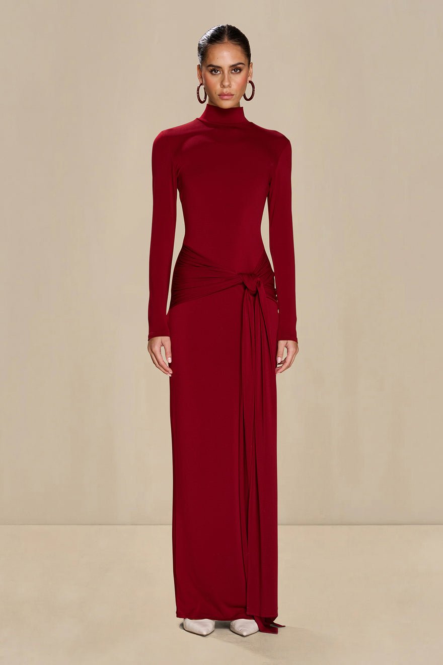 Sonya Aurelia Gown - Merlot photo 4