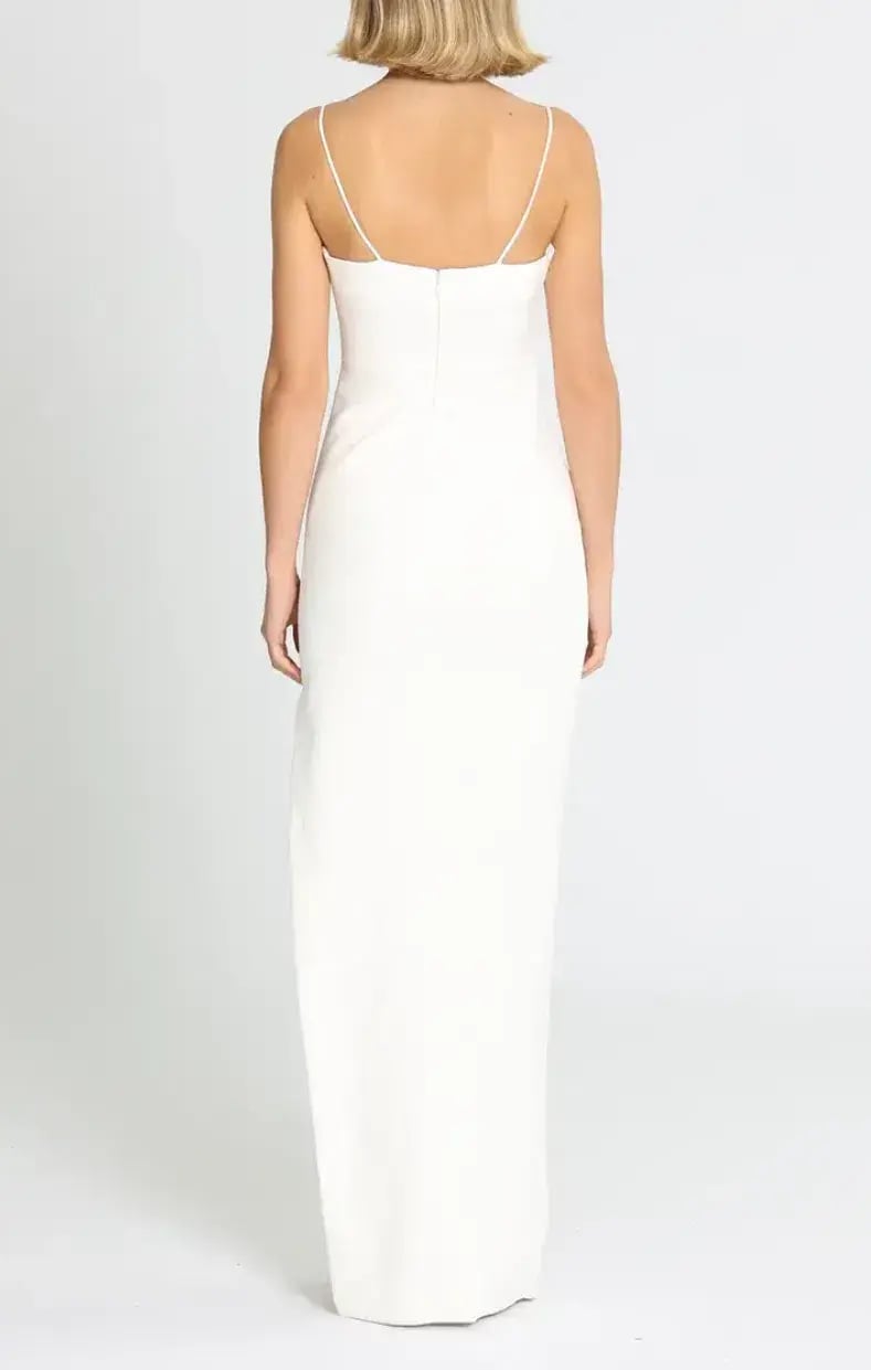 Likely NYC Celida Gown White Size 10 photo 3