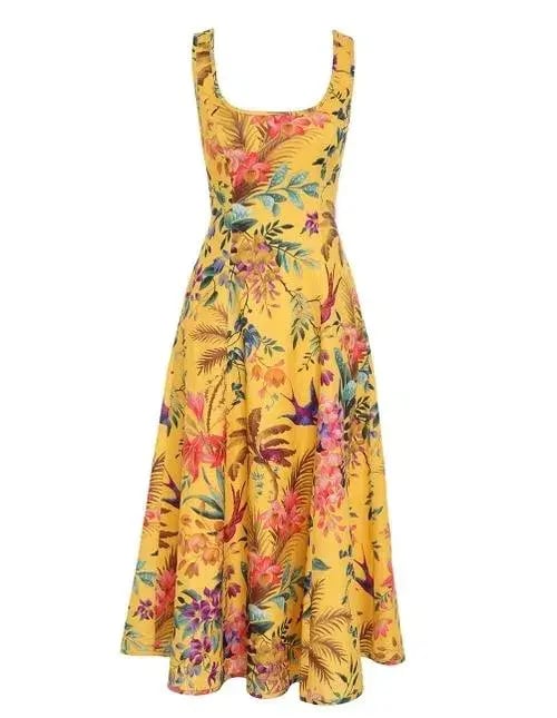 Zimmerman Tropicana Midi in Mango (size 3) photo 3