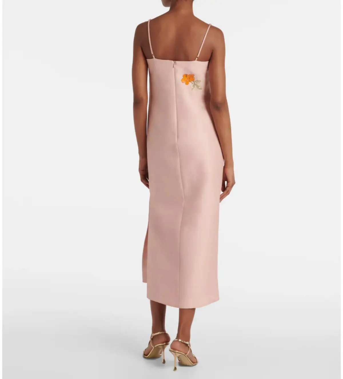 Alemais Hazel Printed Linen Blend Maxi Dress in Pink Size 10 photo 2