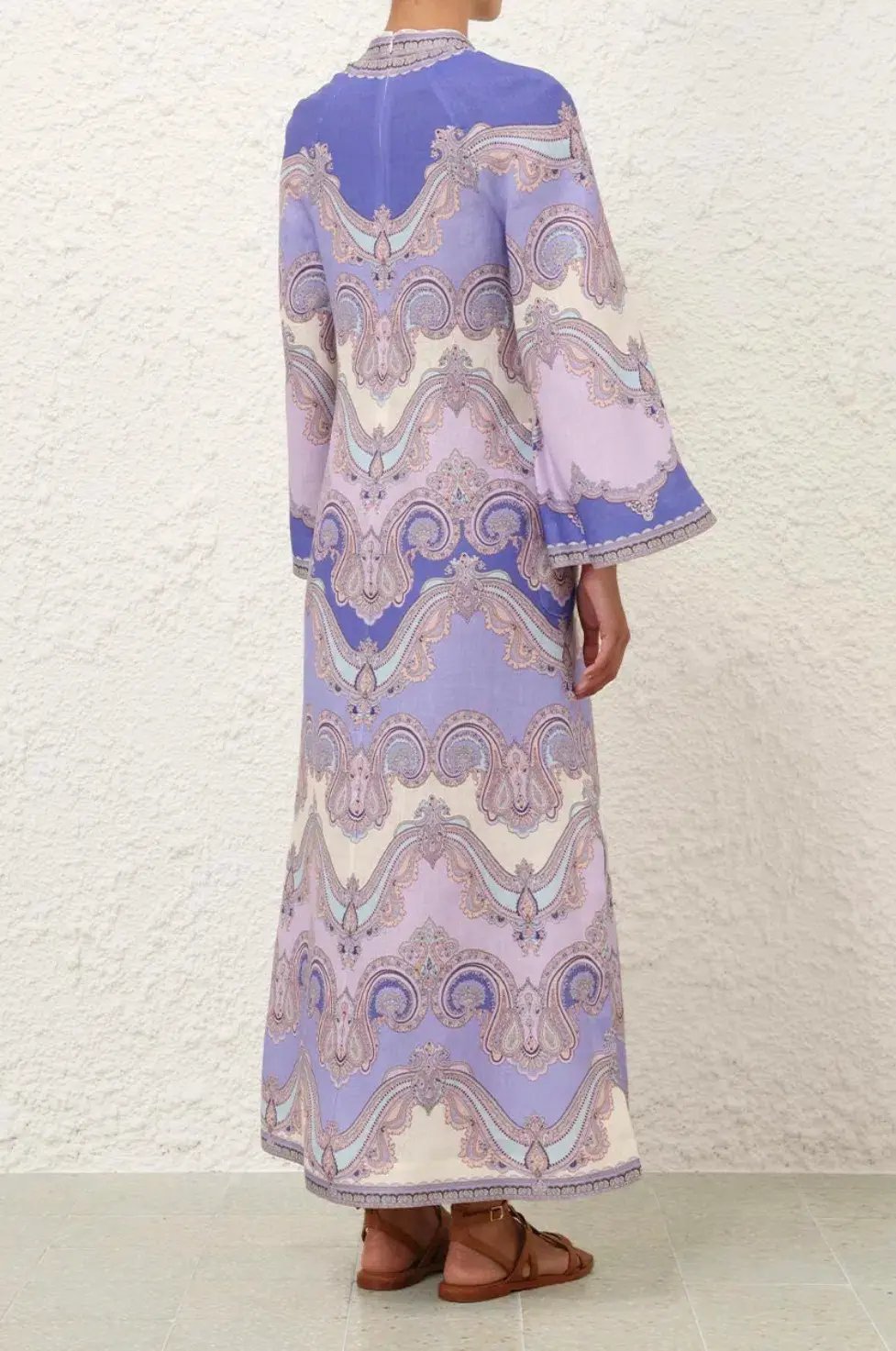 Zimmermann Maxine Midi Dress Purple Size 4 / AU 16 photo 3
