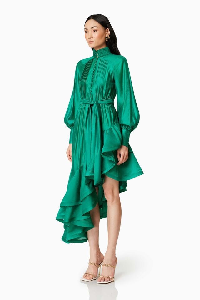 ELLIATT HONEYMOON DRESS - GREEN photo 3