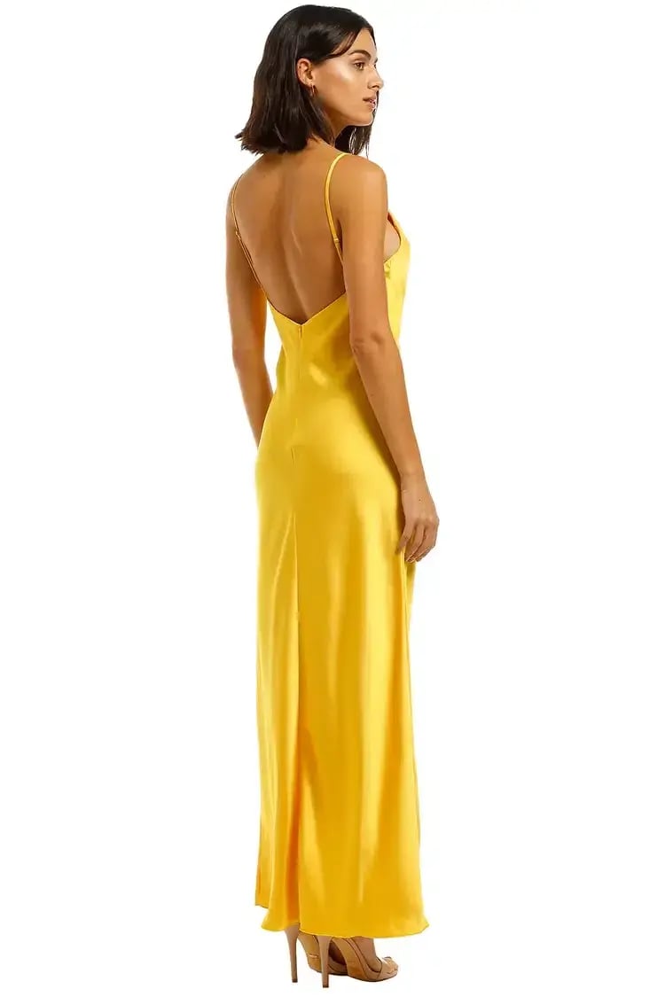 Camilla and Marc Aubrey Slip Dress in Sunburst Yellow Size 12 photo 3