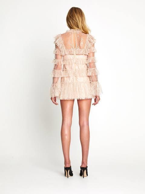 Alice McCall Foiled Zen Mini Dress Ballet Size 10 photo 3
