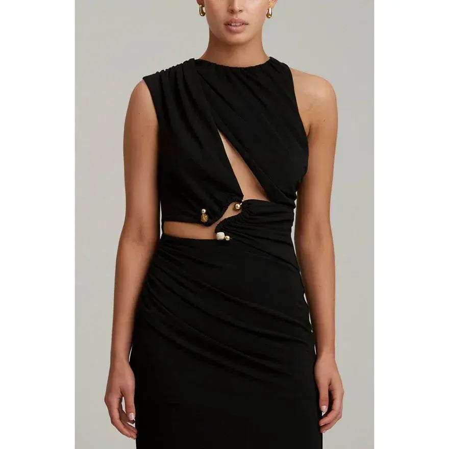 C/MEO Collective Entropy Dress Black Size AU 10 photo 2
