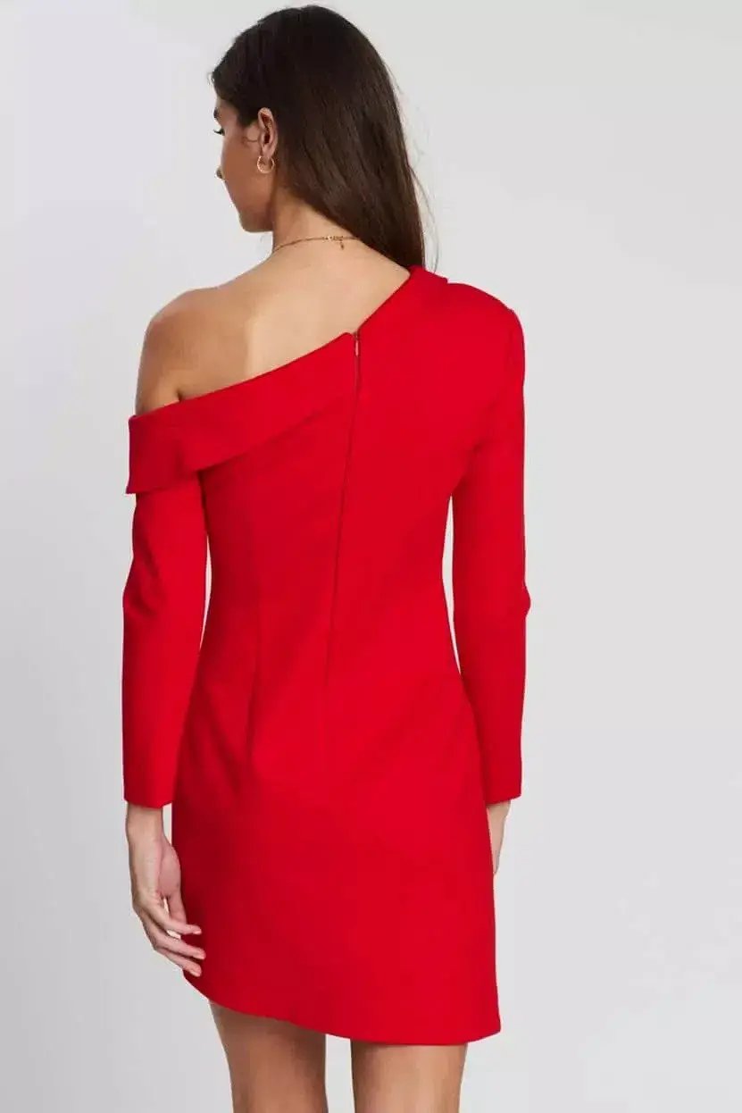 Elliatt Santino Mini Dress Red Size 6 photo 2