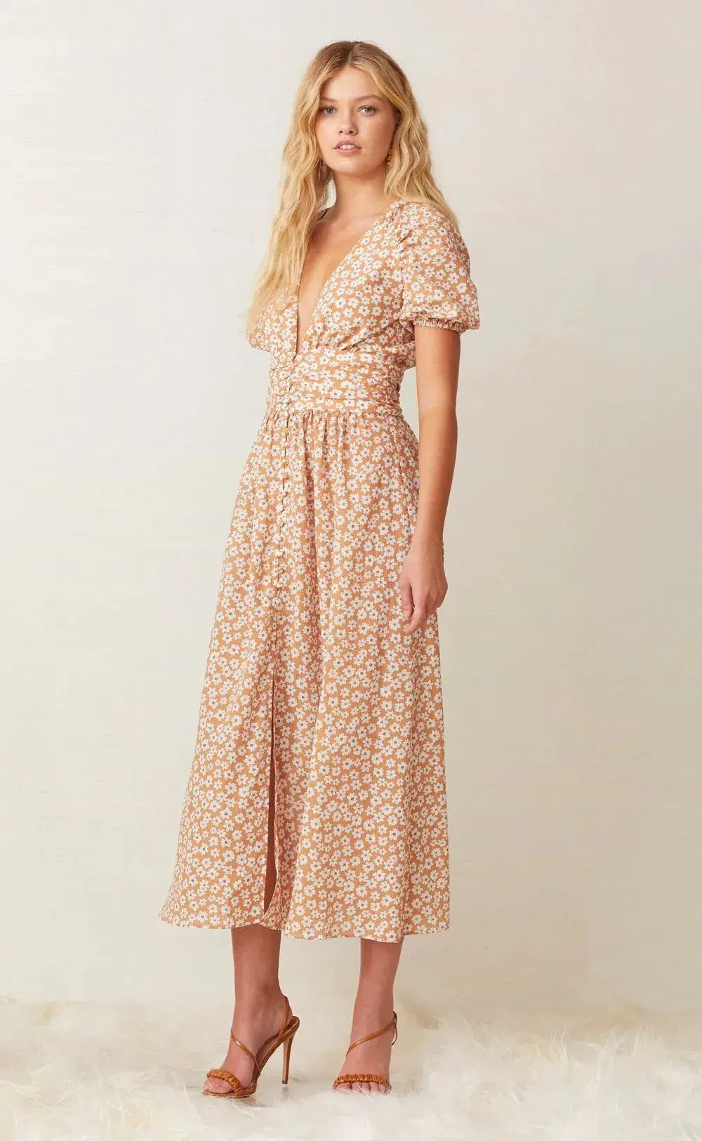 Bec & Bridge Zoe Maxi Dress Peach Size AU 8 photo 2