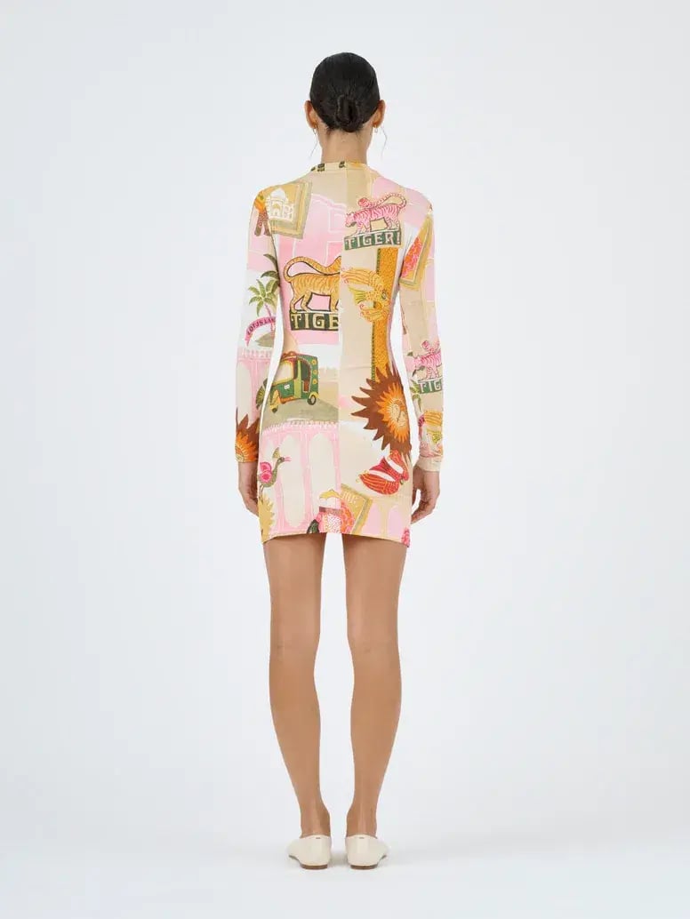 Roame Goldie Mini Dress Pink City Size 1 / Au 8 photo 5