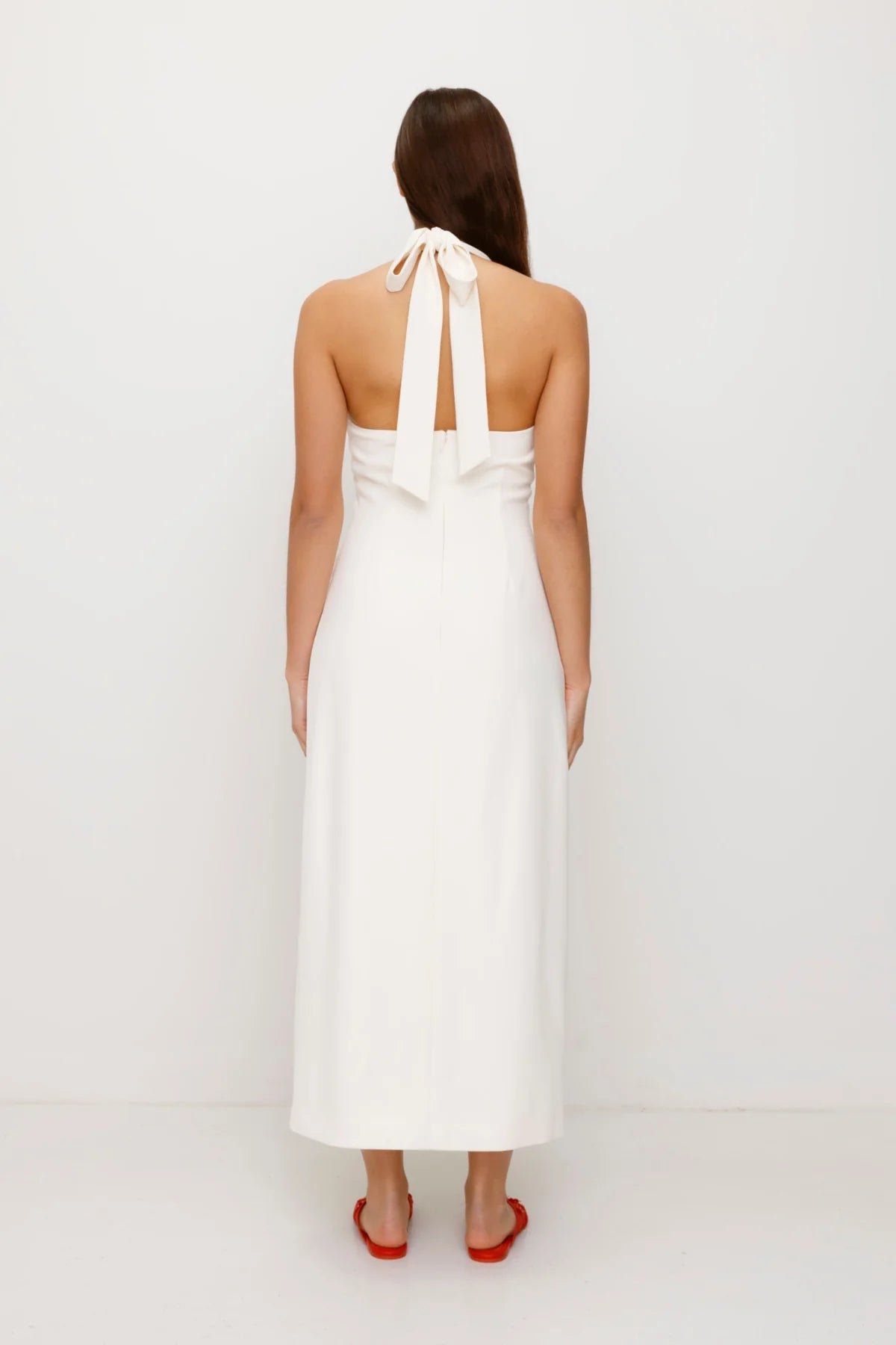 THE WOLF GANG IRIDA MAXI DRESS - IVORY photo 3