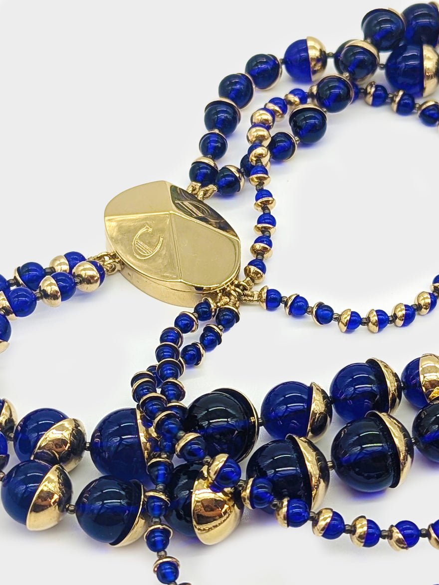 Dior Mise en Dior blue beaded necklace photo 3