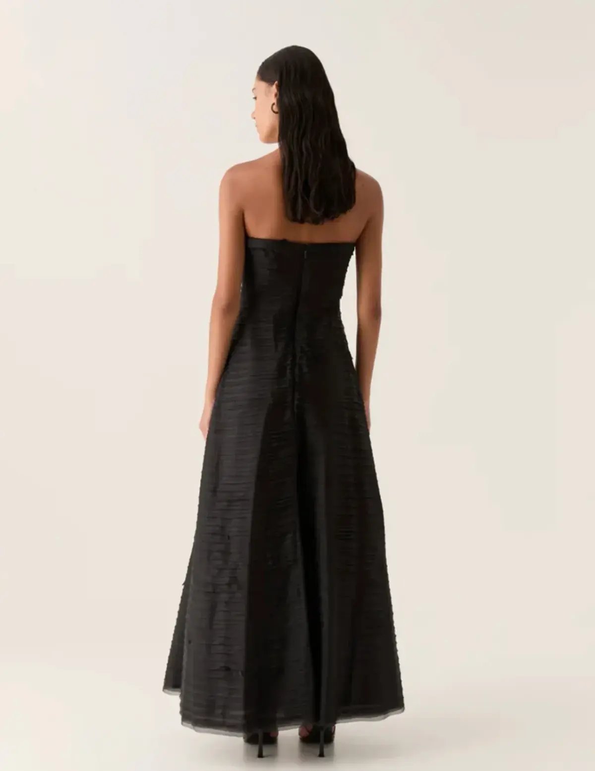 AJE SOUNDSCAPE MAXI DRESS BLACK SIZE 8 photo 4