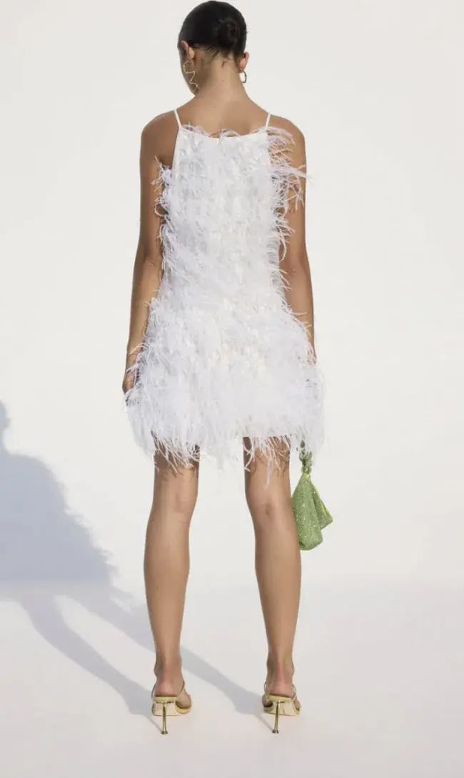 Cult Gaia Shannon Mini Dress Off White Size XS / Au 6 photo 2