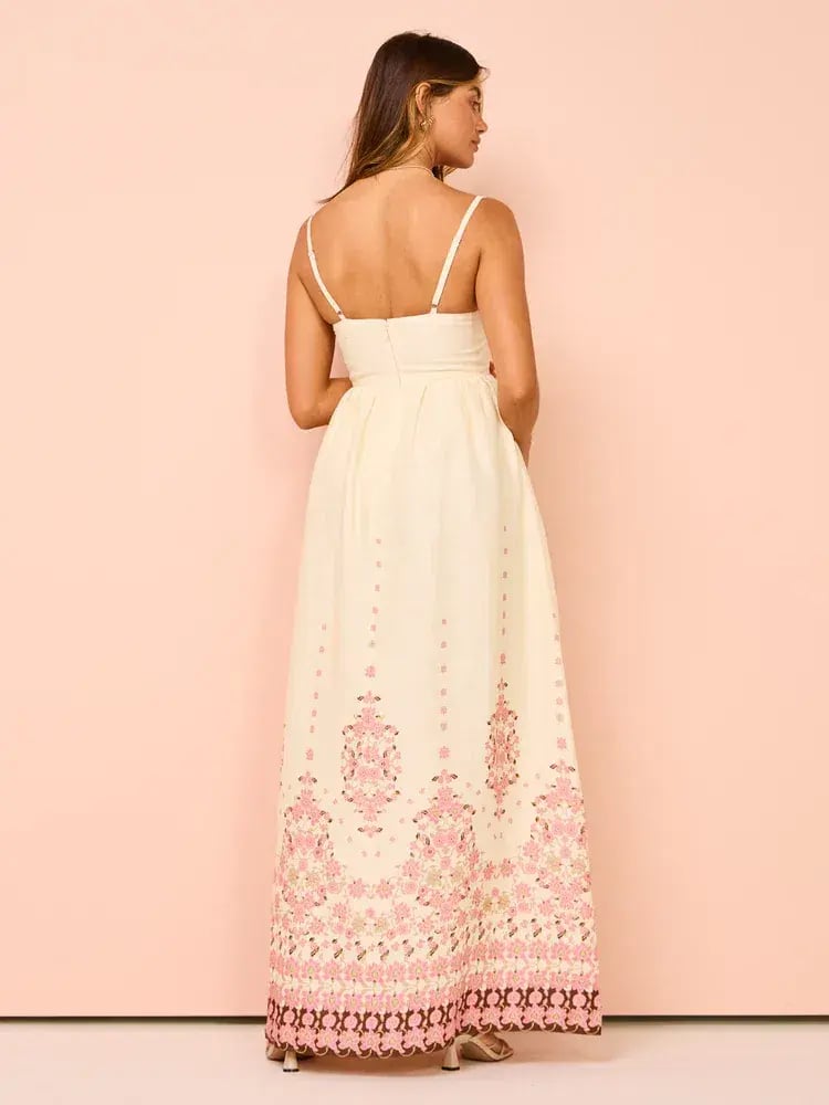 Hansen and Gretel Akacia Maxi in Cream Empress Size 6 photo 3